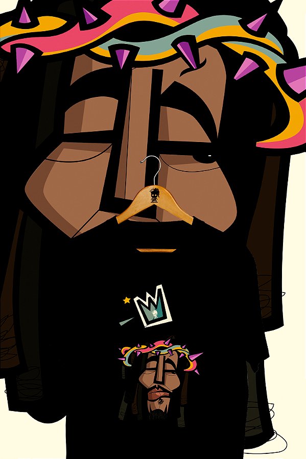 Camiseta Black Jesus Face