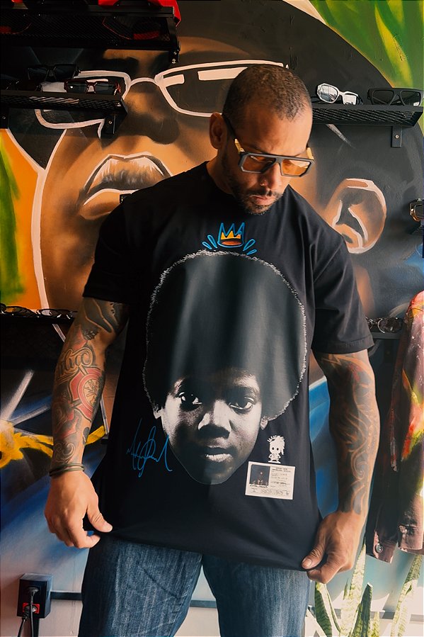 Camiseta Big Face Michael Jackson