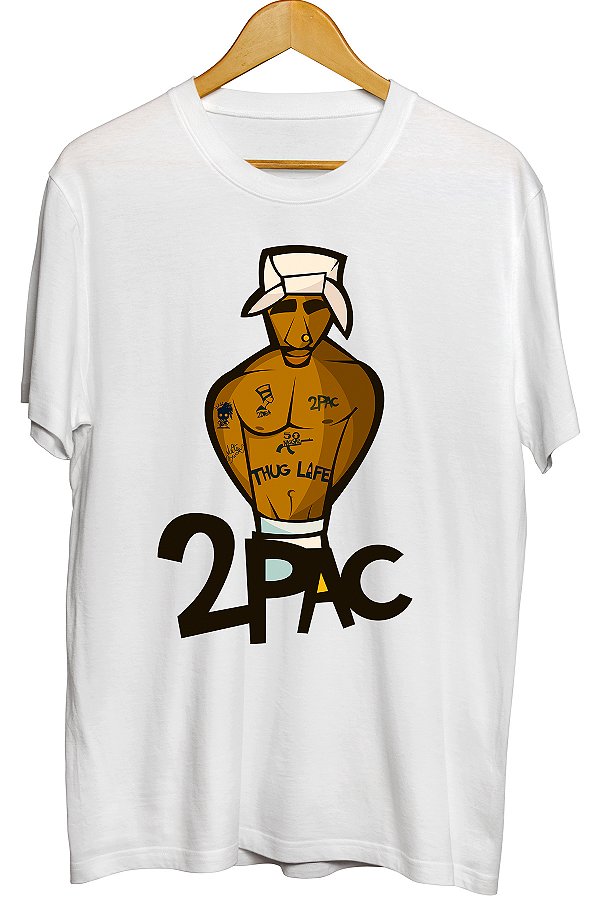 Camiseta Tupac Desenho