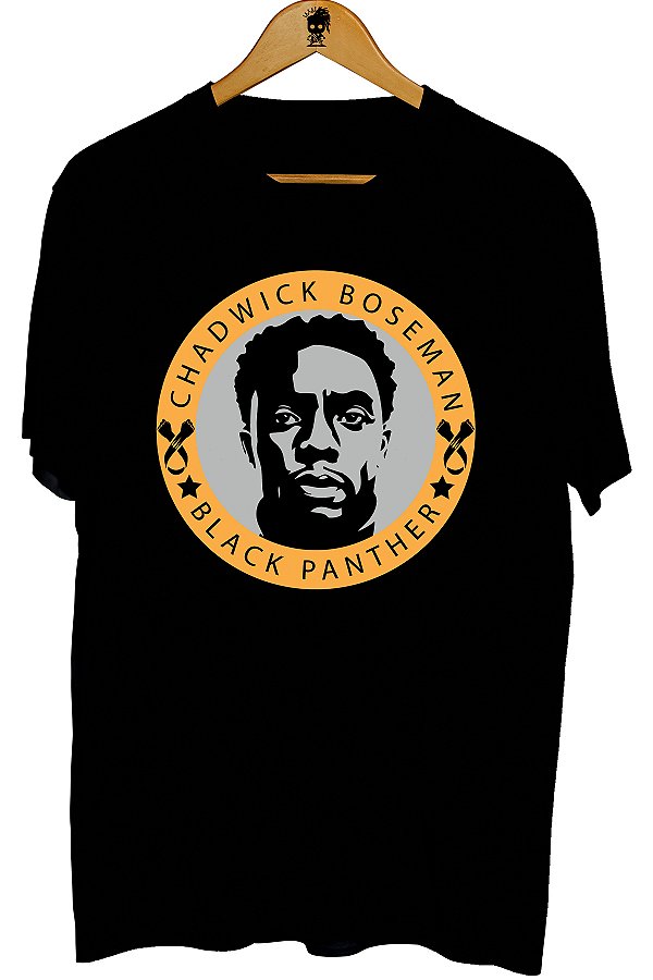 Camiseta Pantera Negra Selo (Chadwick Boseman)