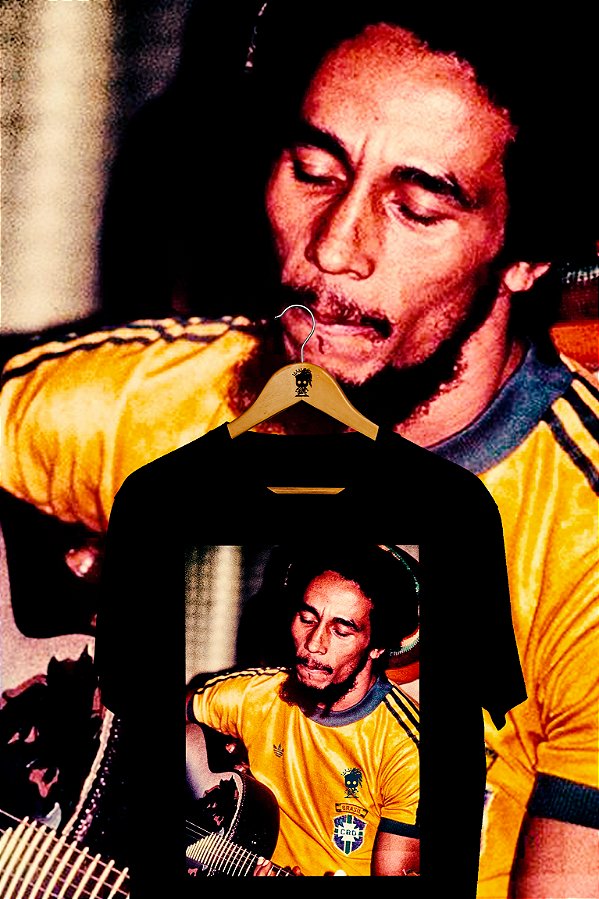 Camiseta Bob Marley Brasil