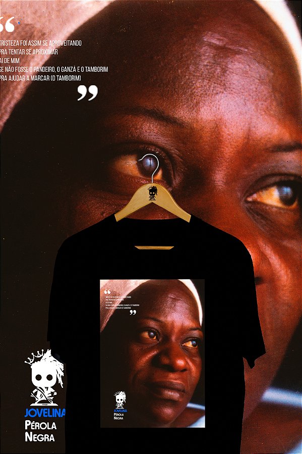 Camiseta Jovelina Pérola Negra