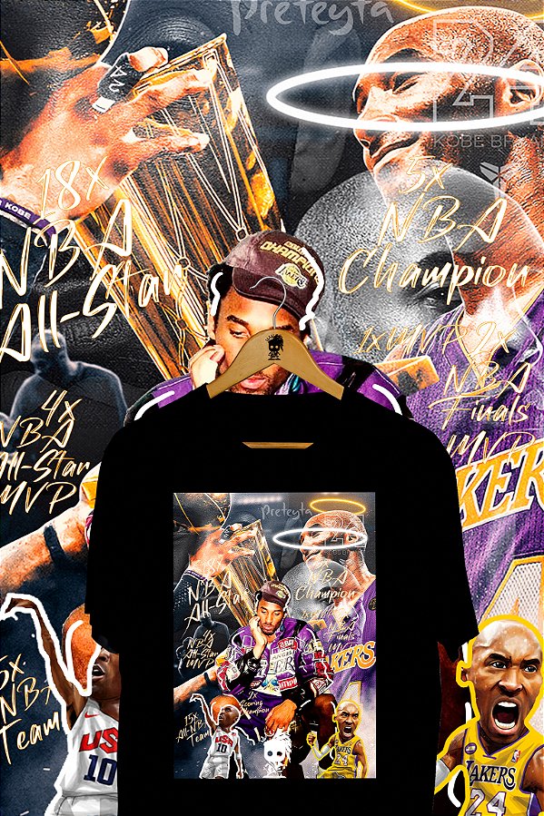 Camiseta Kobe Bryant Troféu