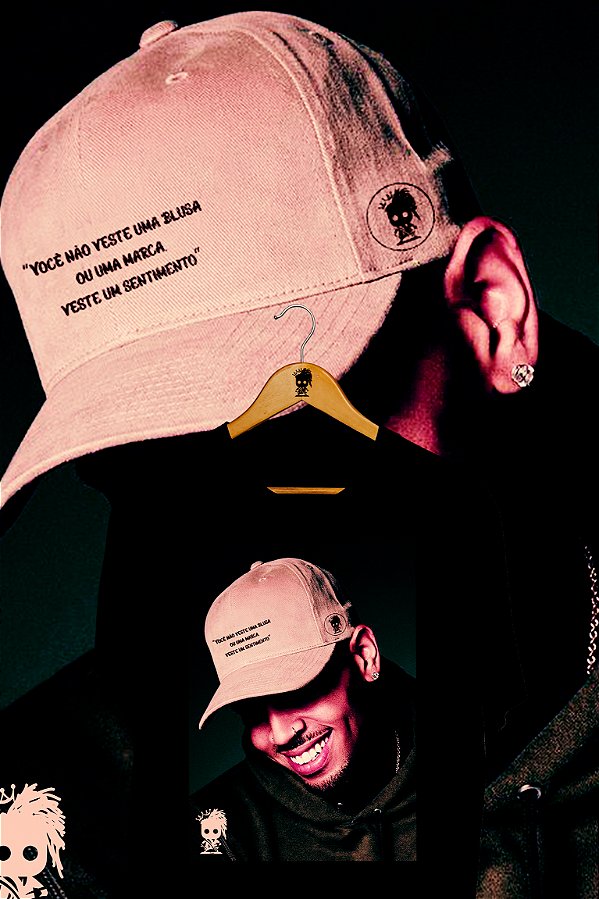 Camiseta Chris Brown Boné