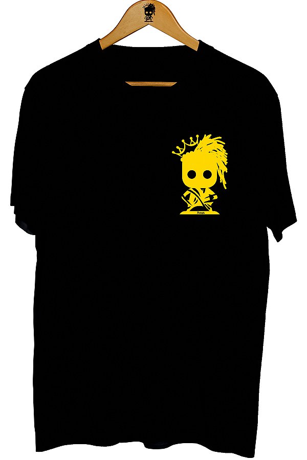 Camiseta Preteytinha Peito Amarelo