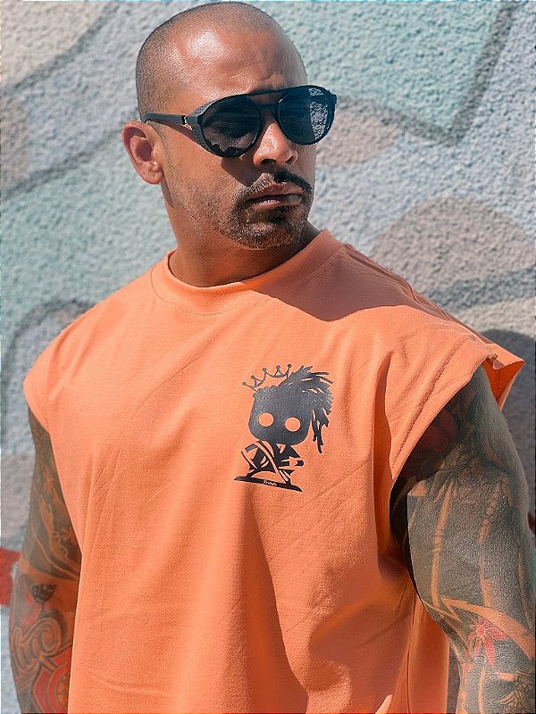 Regata Machão Básica - Salmão