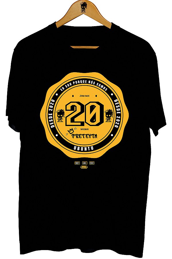 Camiseta Brasão Since 2020 Amarelo