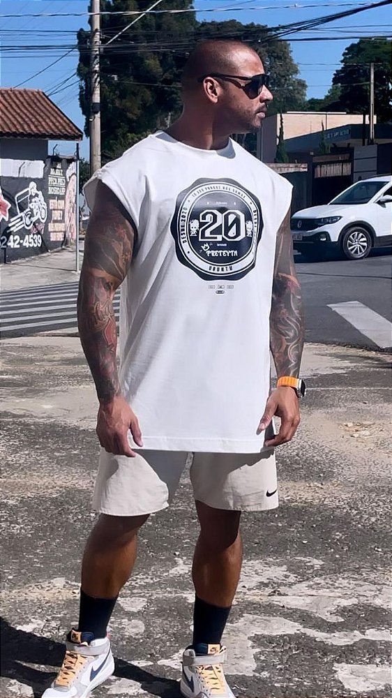 Regata Machão Brasão Since 2020 - Off White