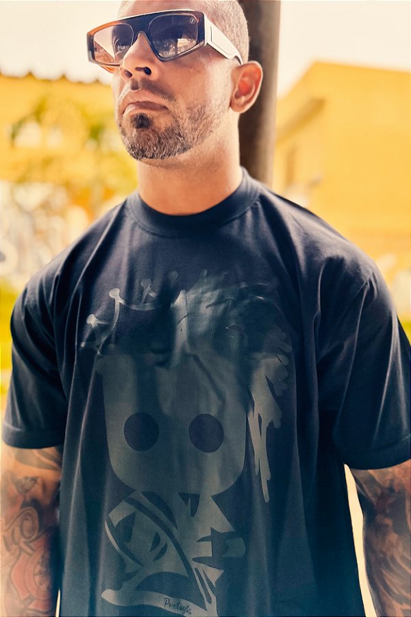 Camiseta Preteyta Logo Preto
