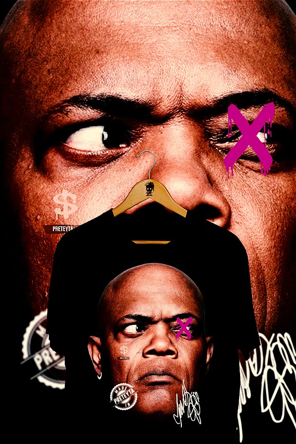 Camiseta Samuel L. Jackson – Estampa Ativista