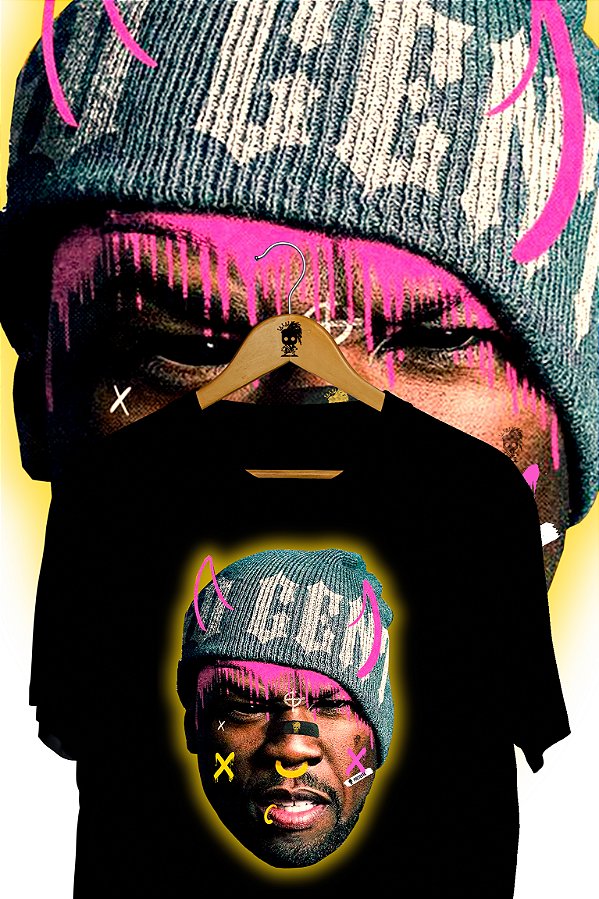 Camiseta 50 Cent Face