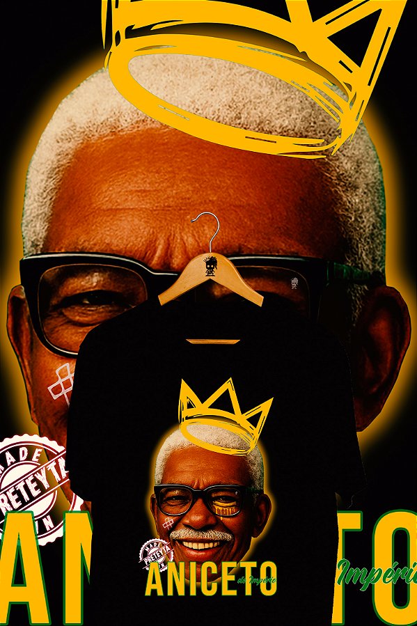 Camiseta Big Face Aniceto Do Império
