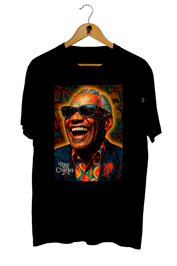 Camiseta Ray Charles Colorida