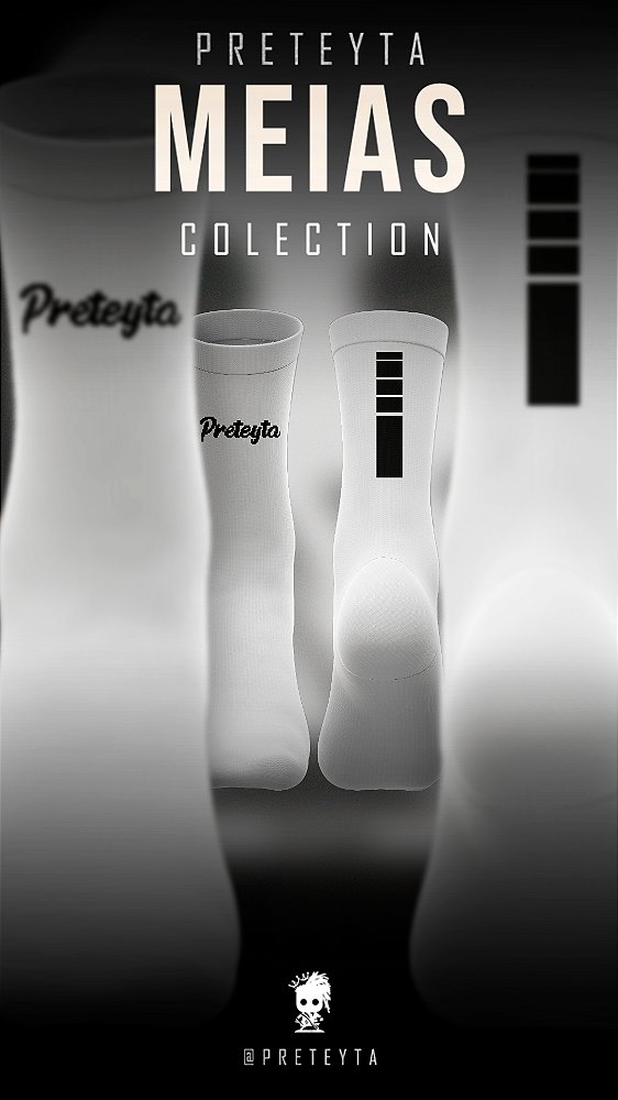 Meia Preteyta Branca