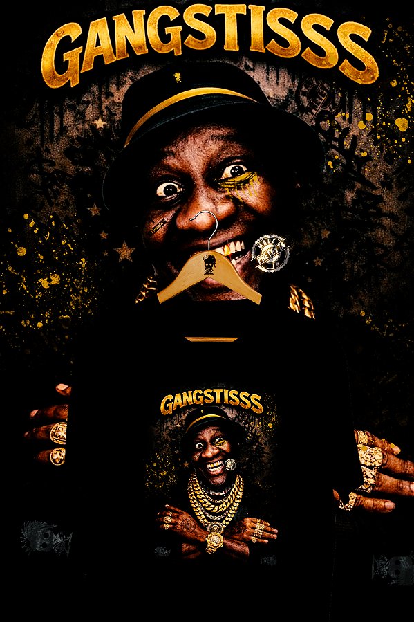 Camiseta Mussum Gangstiss