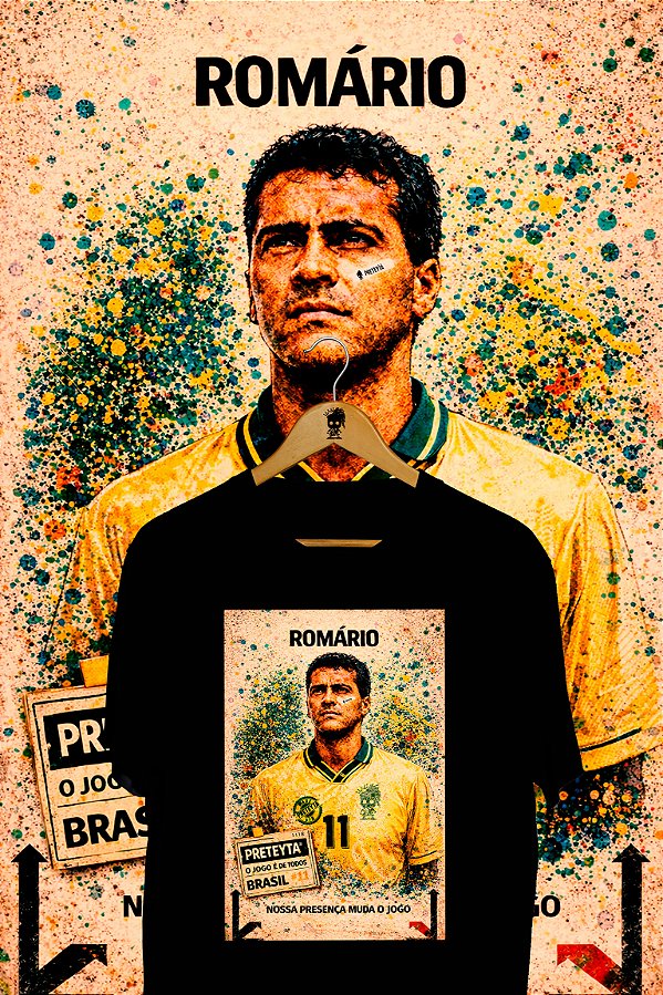 Camiseta Romário - Brasil