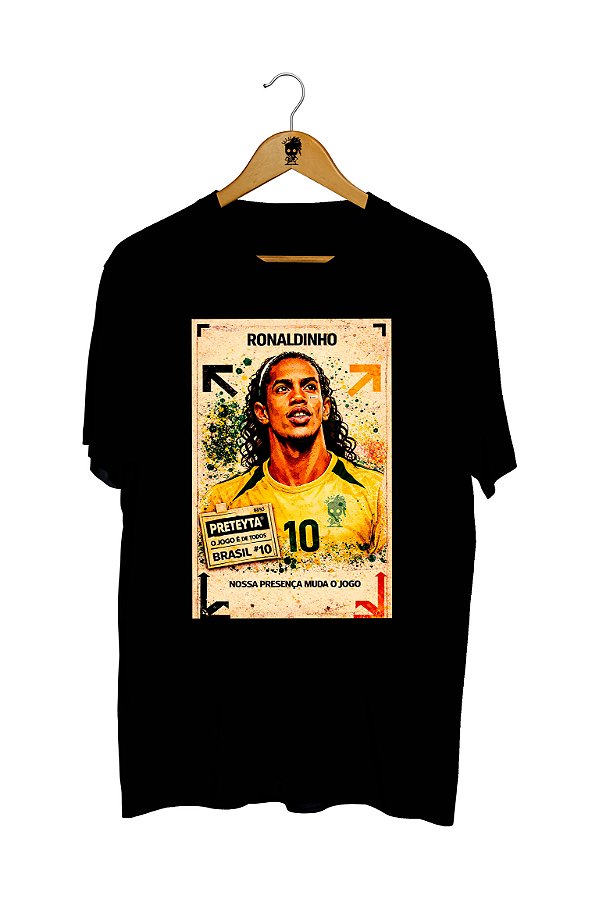 Camiseta Ronaldinho - Brasil