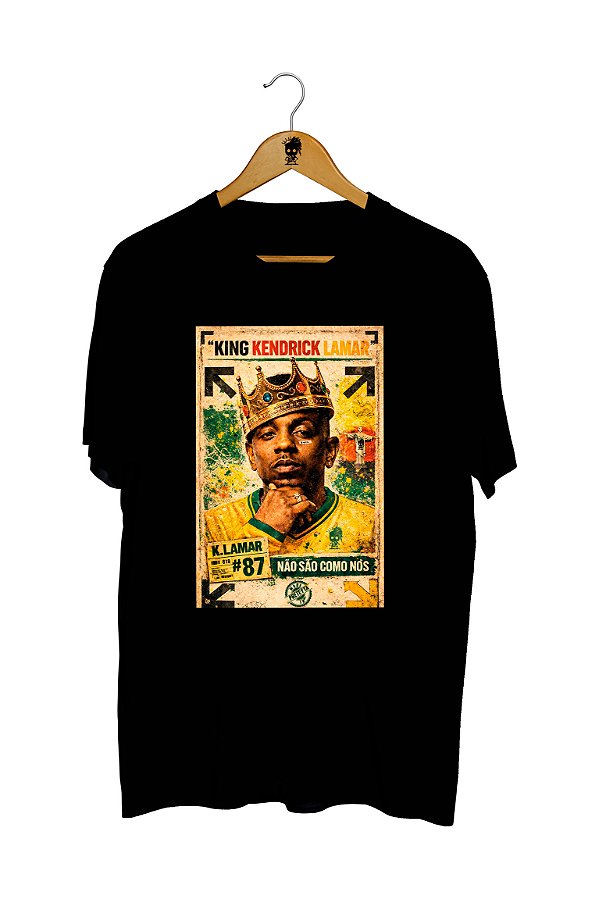 Camiseta King Kendrick Lamar - Brasil