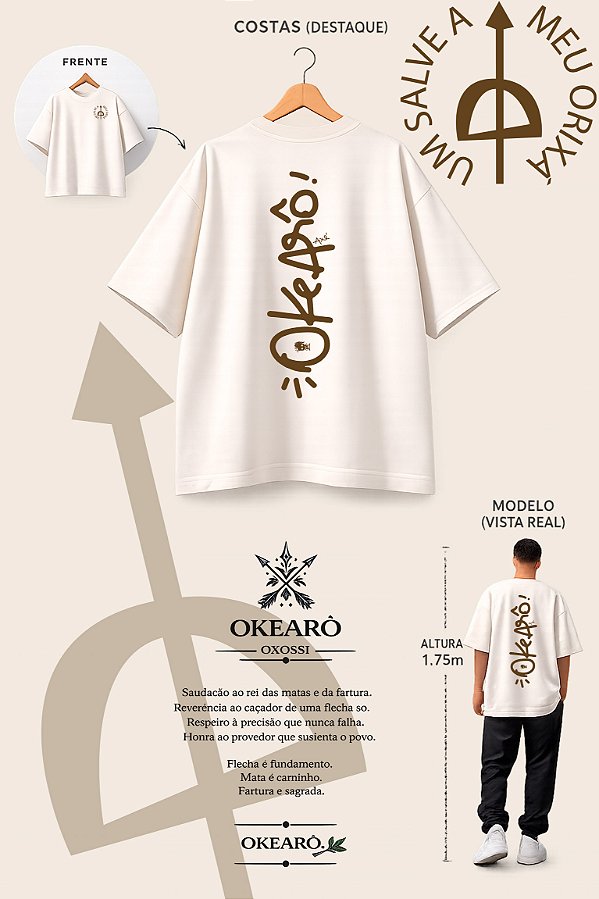 Camiseta Oversized Oxóssi