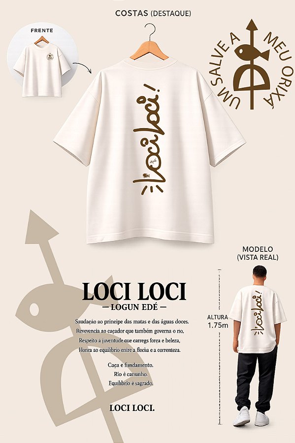 Camiseta Oversized Logun Edé