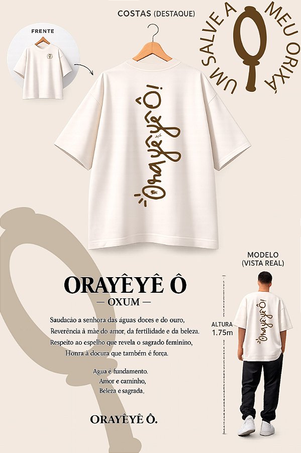 Camiseta Oversized Oxum