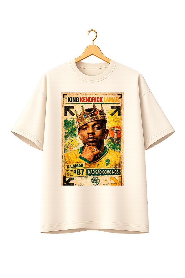 Camiseta Oversized Copa Preta - Kendrick