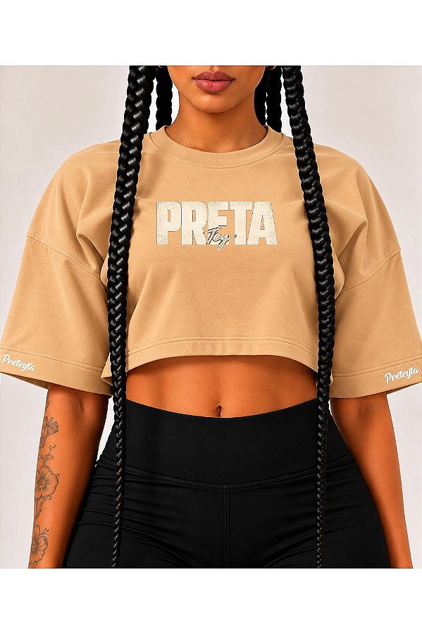 Cropped Overesized Canela PREteyTA