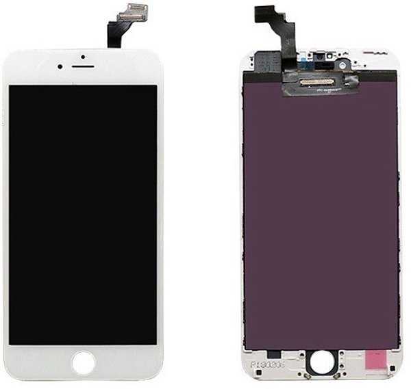 FRONTAL TELA DISPLAY LCD IPHONE 6 PLUS 1 LINHA SUPERIOR
