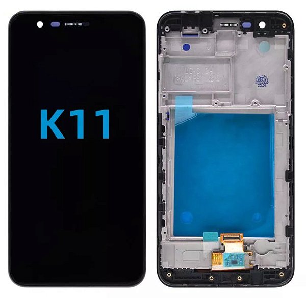 FRONTAL TELA DISPLAY LCD LG K11 / K11+ X410 COM ARO 1 LINHA