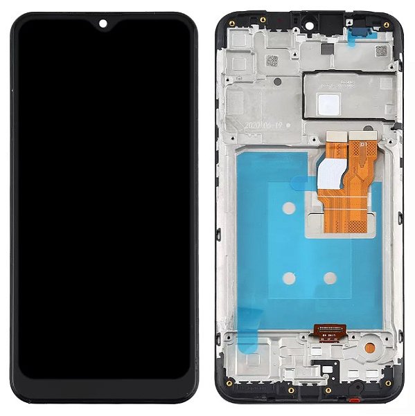 FRONTAL TELA DISPLAY LCD LG K22 / K22+ COM ARO 1 LINHA