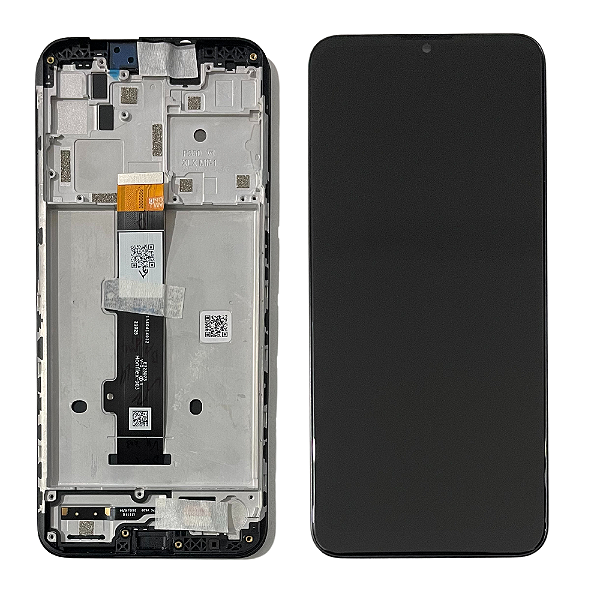 Frontal Tela Display Moto G10 XT2127 Com Aro Original
