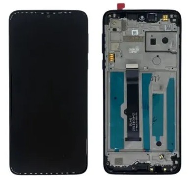 Frontal Tela Display Motorola Moto G8 Play Com Aro 1 Linha