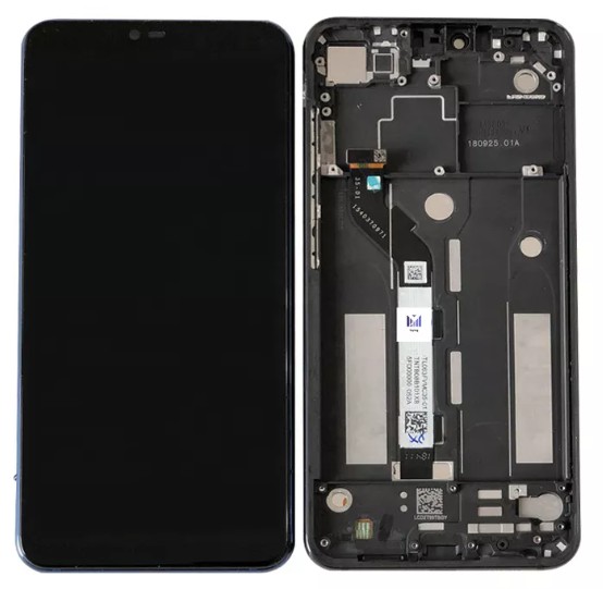 Frontal Tela Display Xiaomi MI 8 Lite Com Aro 1 Linha