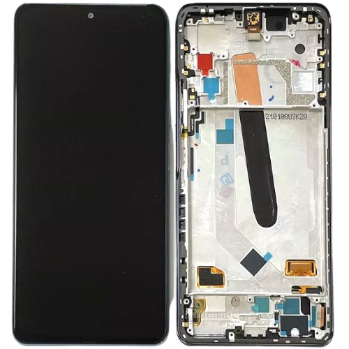FRONTAL TELA DISPLAY XIAOMI POCO F3 COM ARO INCELL 1 LINHA