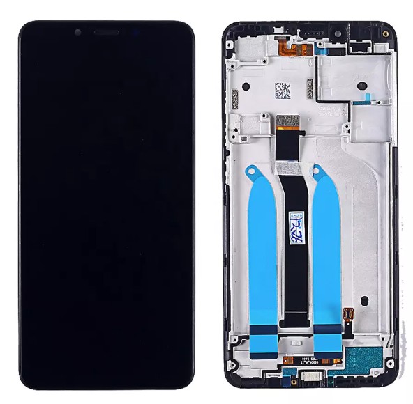 FRONTAL TELA DISPLAY LCD XIAOMI REDMI 6 / REDMI 6A COM ARO 1 LINHA