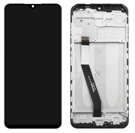 Frontal Tela Display Xiaomi Redmi 9 Com Aro 1 Linha