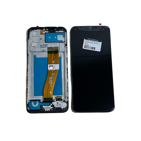 Frontal Tela Display Samsung A03S (A037) Com Aro 1 Linha