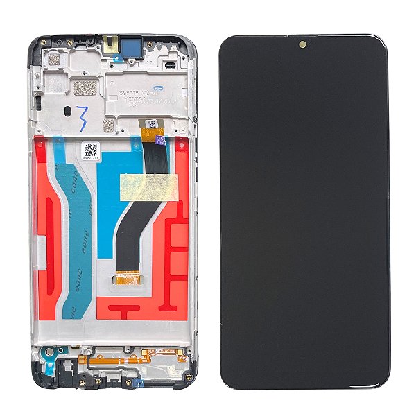 Frontal Tela Display Samsung A10s A107 Com Aro Original