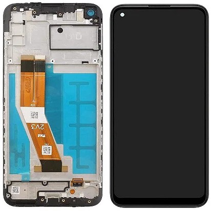 Frontal Tela Display Samsung A11 (A115) Com Aro 1 Linha