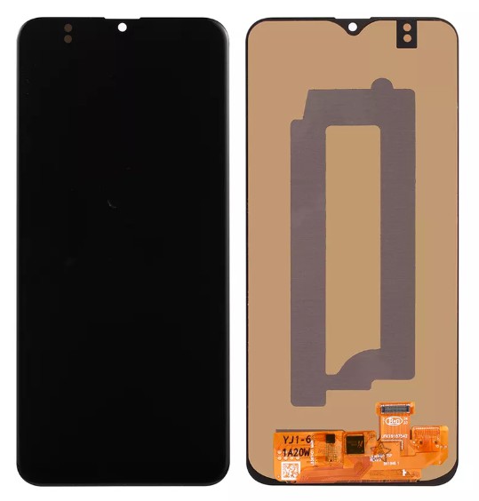 FRONTAL TELA DISPLAY SAMSUNG A20 (A205) 1 LINHA OLED