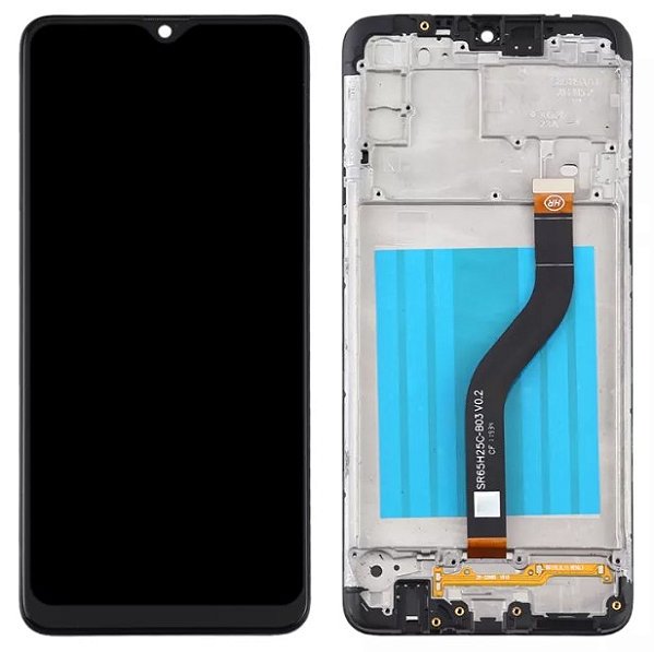 FRONTAL TELA DISPLAY SAMSUNG A20S (A207) COM ARO ORIGINAL NACIONAL