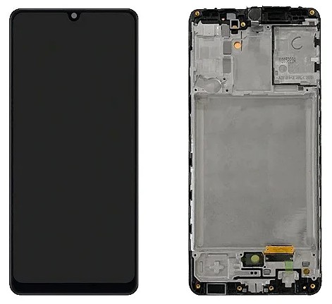 Frontal Tela Display Samsung A31 A315 Com Aro 1 Linha Incell