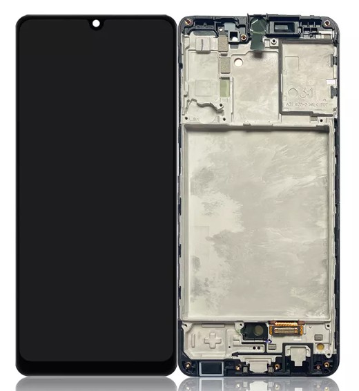 FRONTAL TELA DISPLAY SAMSUNG A31 (A315) COM ARO OLED VIVID