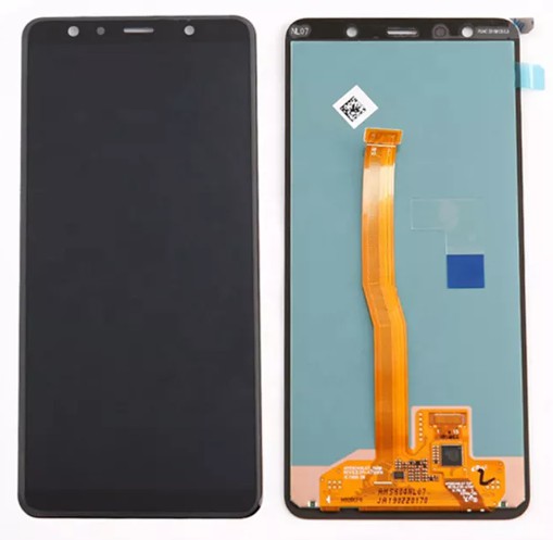 FRONTAL TELA DISPLAY SAMSUNG A7 2018 (A750) 1 LINHA INCELL