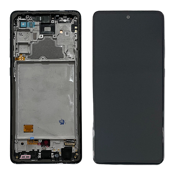 Frontal Tela Display Samsung A72 A725 Com Aro Original