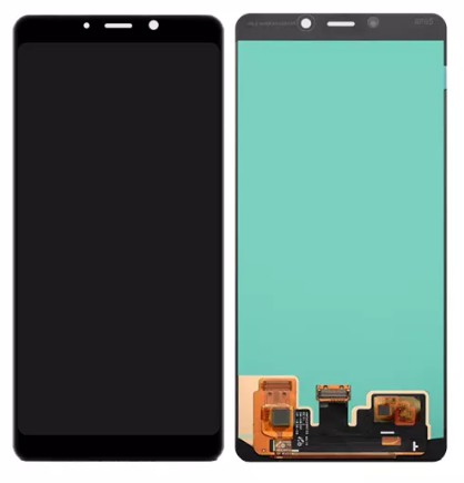FRONTAL TELA DISPLAY SAMSUNG A9 2018 A920 1 LINHA OLED