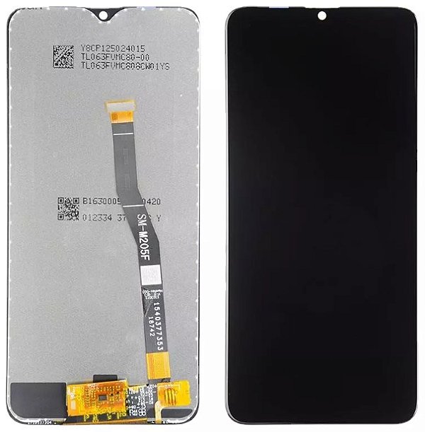 FRONTAL TELA DISPLAY SAMSUNG M20 (M205) 1 LINHA
