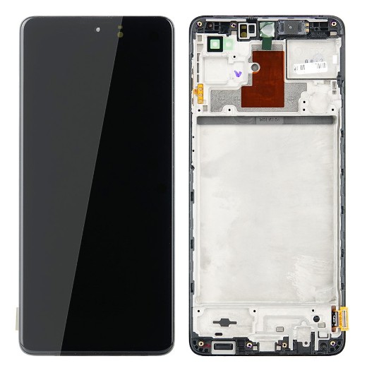 Frontal Tela Display Samsung M62 (M625) / F62 (E625) Com Aro Oled 1 Linha
