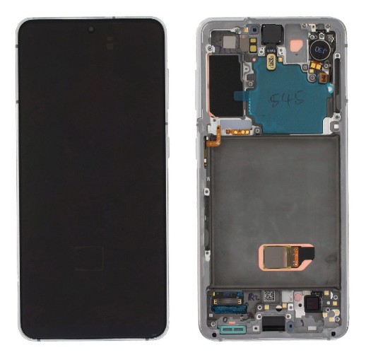 FRONTAL TELA DISPLAY LCD SAMSUNG S21 G991 1 LINHA AMOLED
