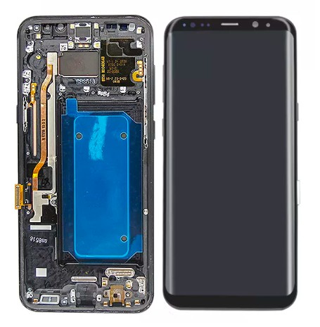 FRONTAL TELA DISPLAY SAMSUNG S8 PLUS (G955) COM ARO 1 LINHA AMOLED